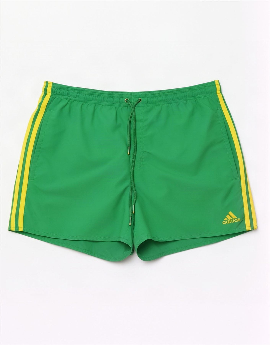 Adidas - Pantalones cortos deportivos para hombre, nailon verde grande