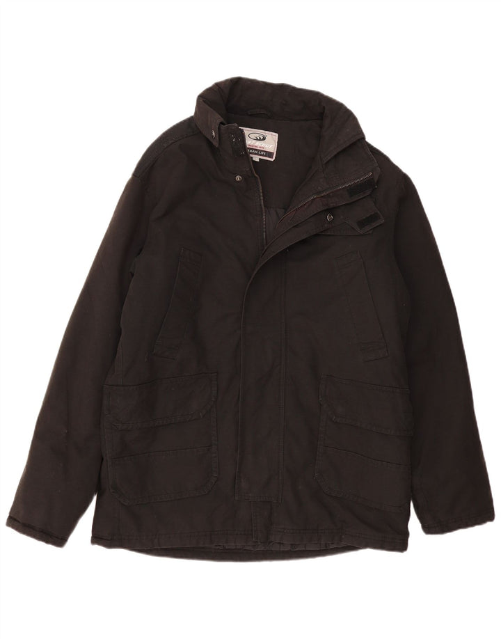 WEST SCOUT Chaqueta cortavientos para hombre UK 40 Grande Algodón negro