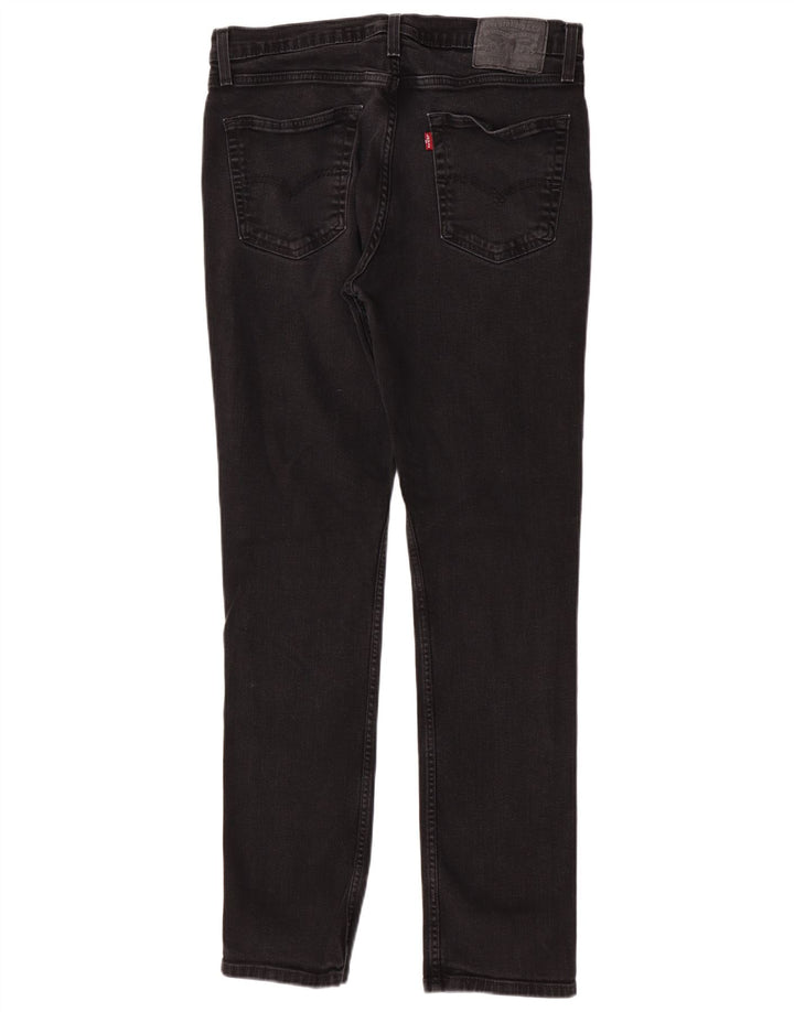 Levi's Hombre 511 Slim Jeans W36 L34 Algodón Negro