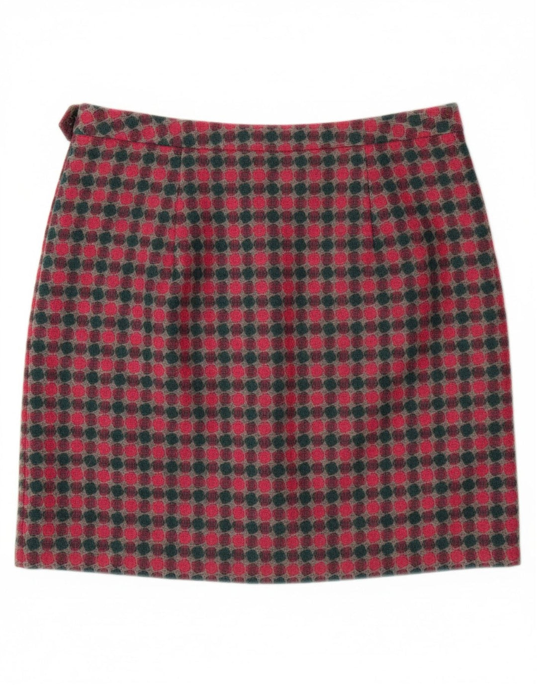 LAURA ASHLEY Minifalda para mujer UK 16 Large W36 Lana manchada multicolor