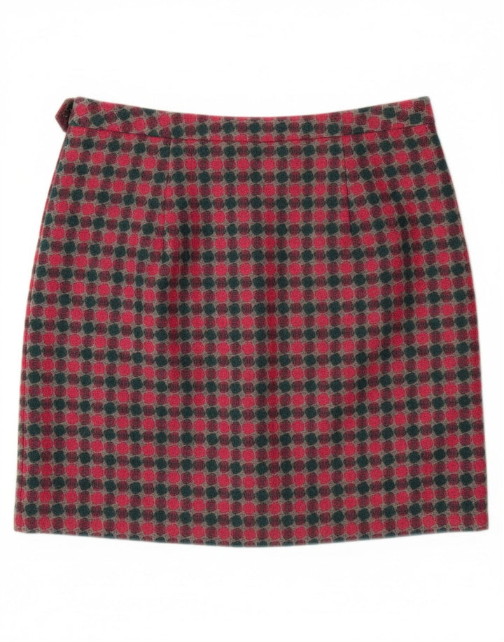 LAURA ASHLEY Minifalda para mujer UK 16 Large W36 Lana manchada multicolor