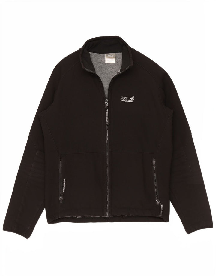 Jack Wolfskin Chaqueta Bomber Mujer UK 36/38 Mediano Negro Poliéster