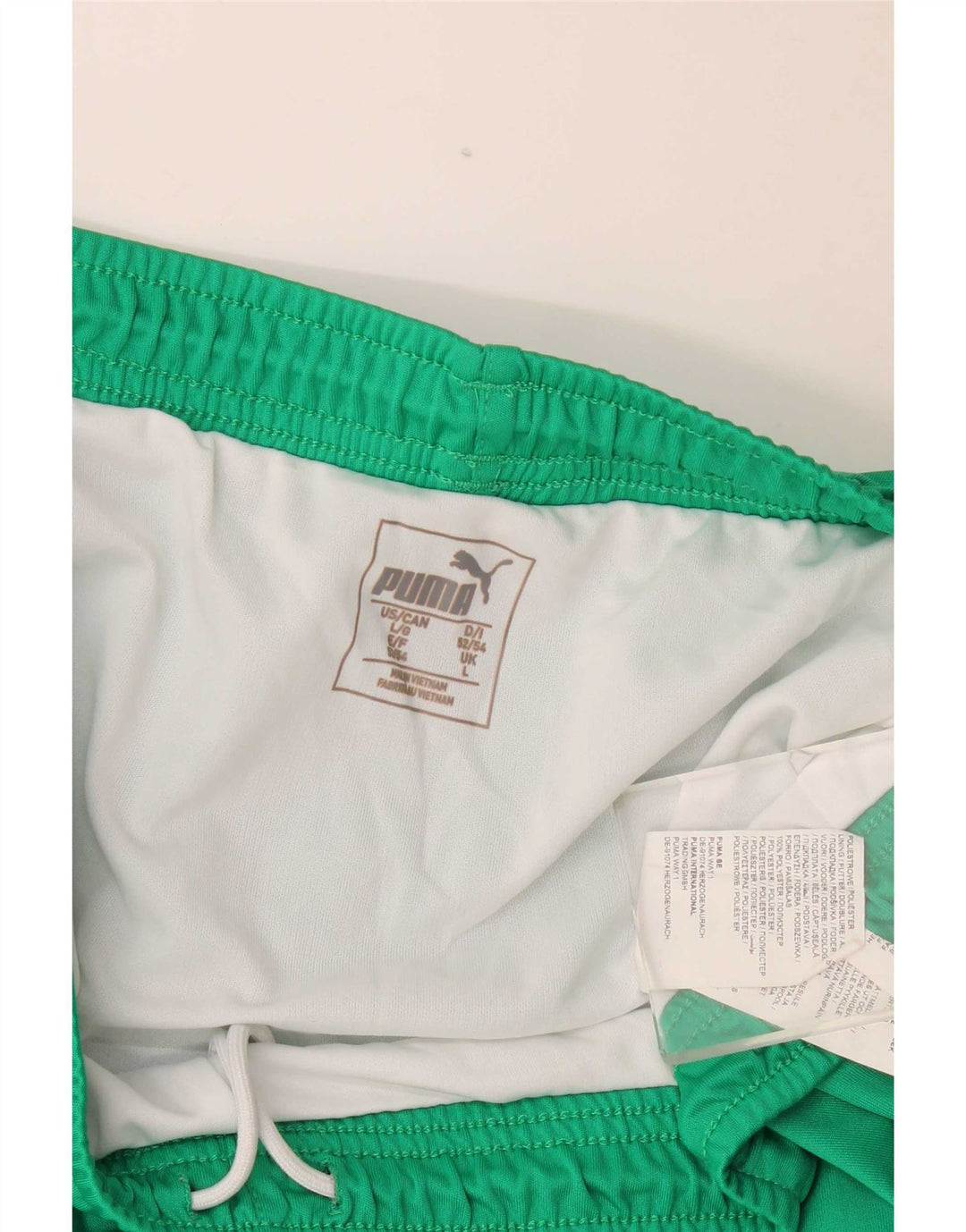 Pantalones cortos deportivos Puma para hombre poliéster verde grande