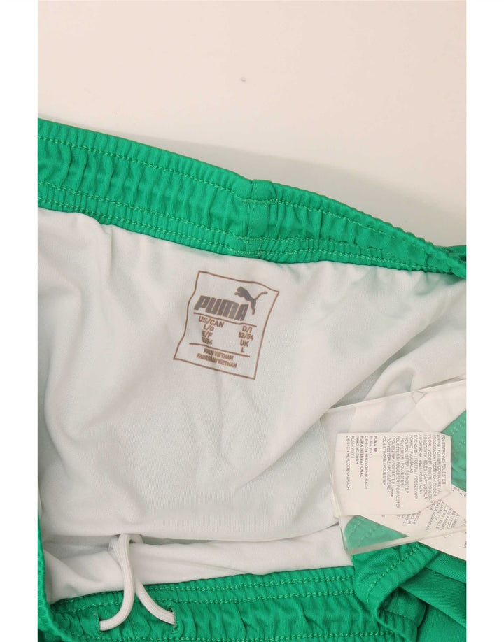 Pantalones cortos deportivos Puma para hombre poliéster verde grande
