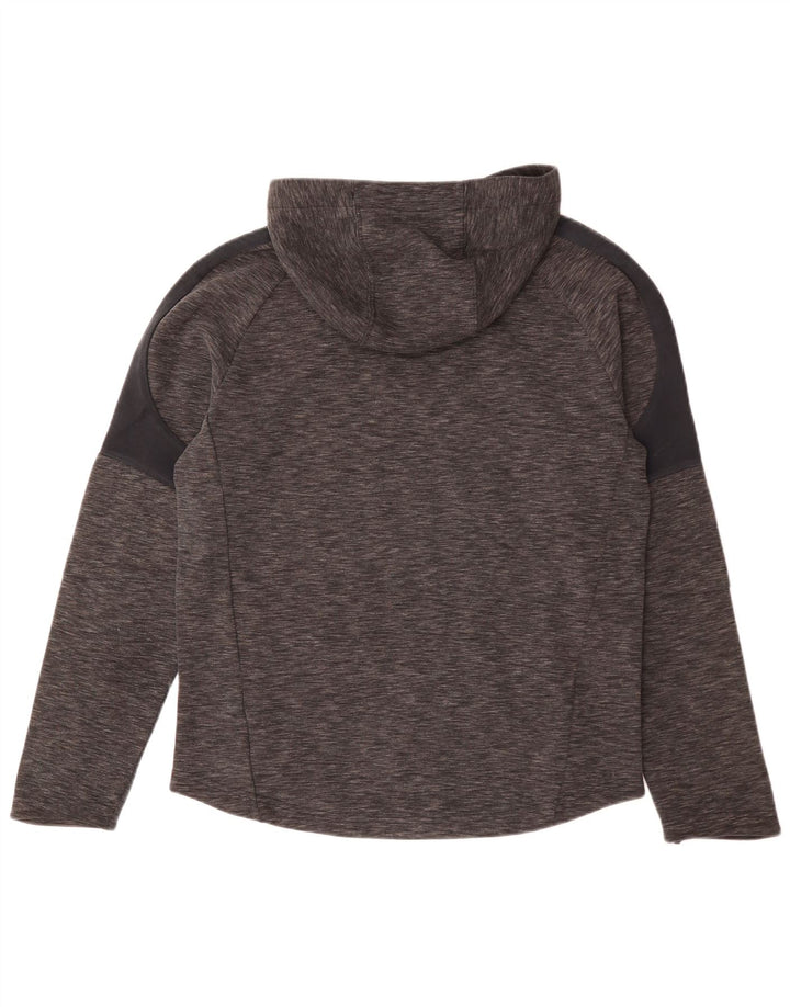 Puma Hombre Sudadera Con Capucha Jersey De Algodón Moteado Gris Medio