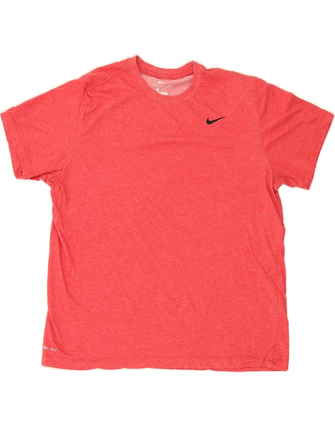 NIKE Mens Dri Fit T-Shirt Top XL Red Cotton Vintage Nike and Second-Hand Nike from Messina Hembry 