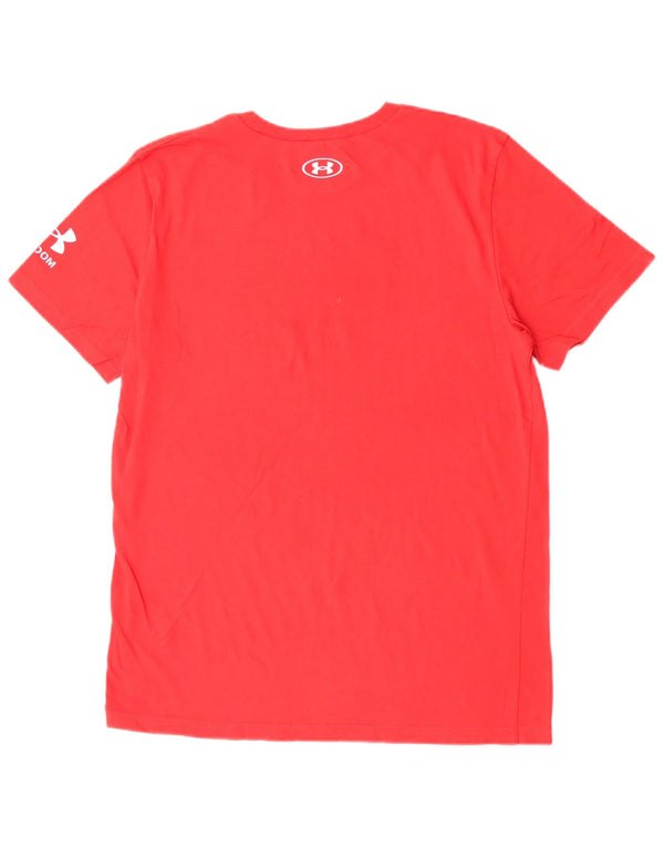 Under Armour Camiseta gráfica para niño 13-14 años XL Algodón rojo