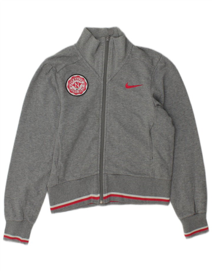 Nike Chaqueta de chándal para mujer UK 6/8 XS Gris Algodón