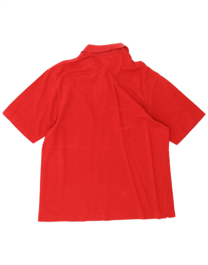 Polo Lacoste para hombre talla 5 grande algodón rojo