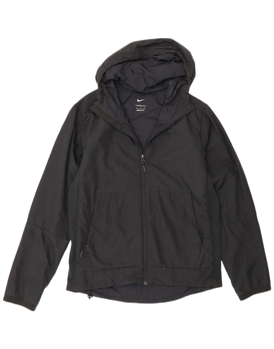 Nike Therma-Fit - Chándal con capucha para hombre, talla pequeña, poliéster negro