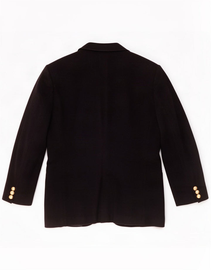 Chaqueta tipo blazer de 3 botones para mujer Burberry IT 46 Large Azul marino