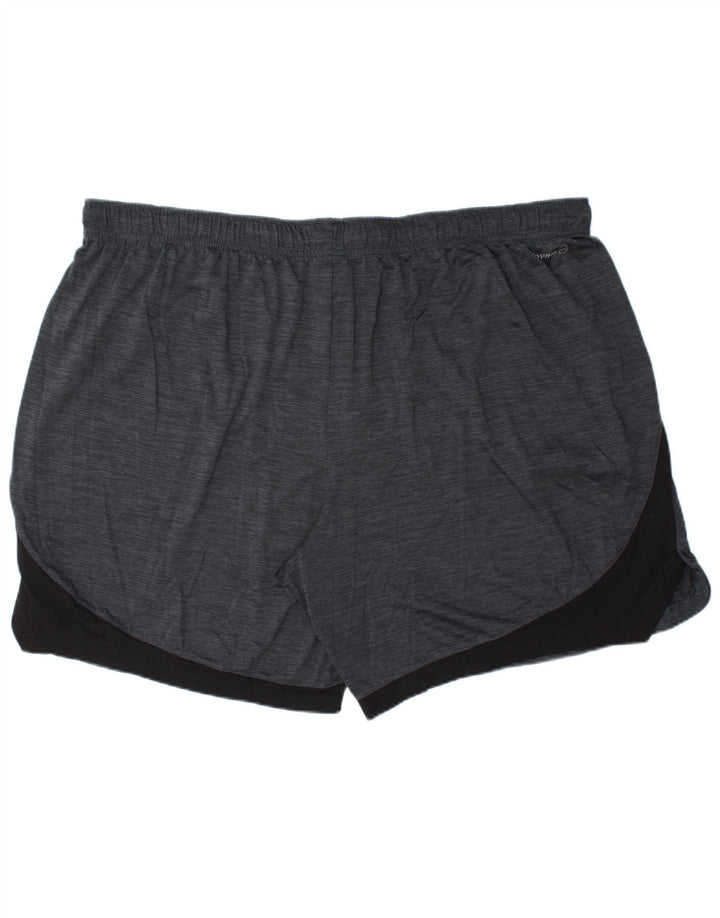 RUSSELL ATHLETIC Pantalones cortos deportivos Dri-Power para hombre 3XL Azul marino Colorblock