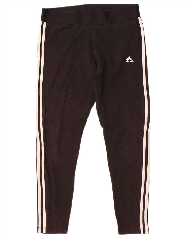 Adidas Leggings para mujer Reino Unido 16/18 Grande Negro Algodón