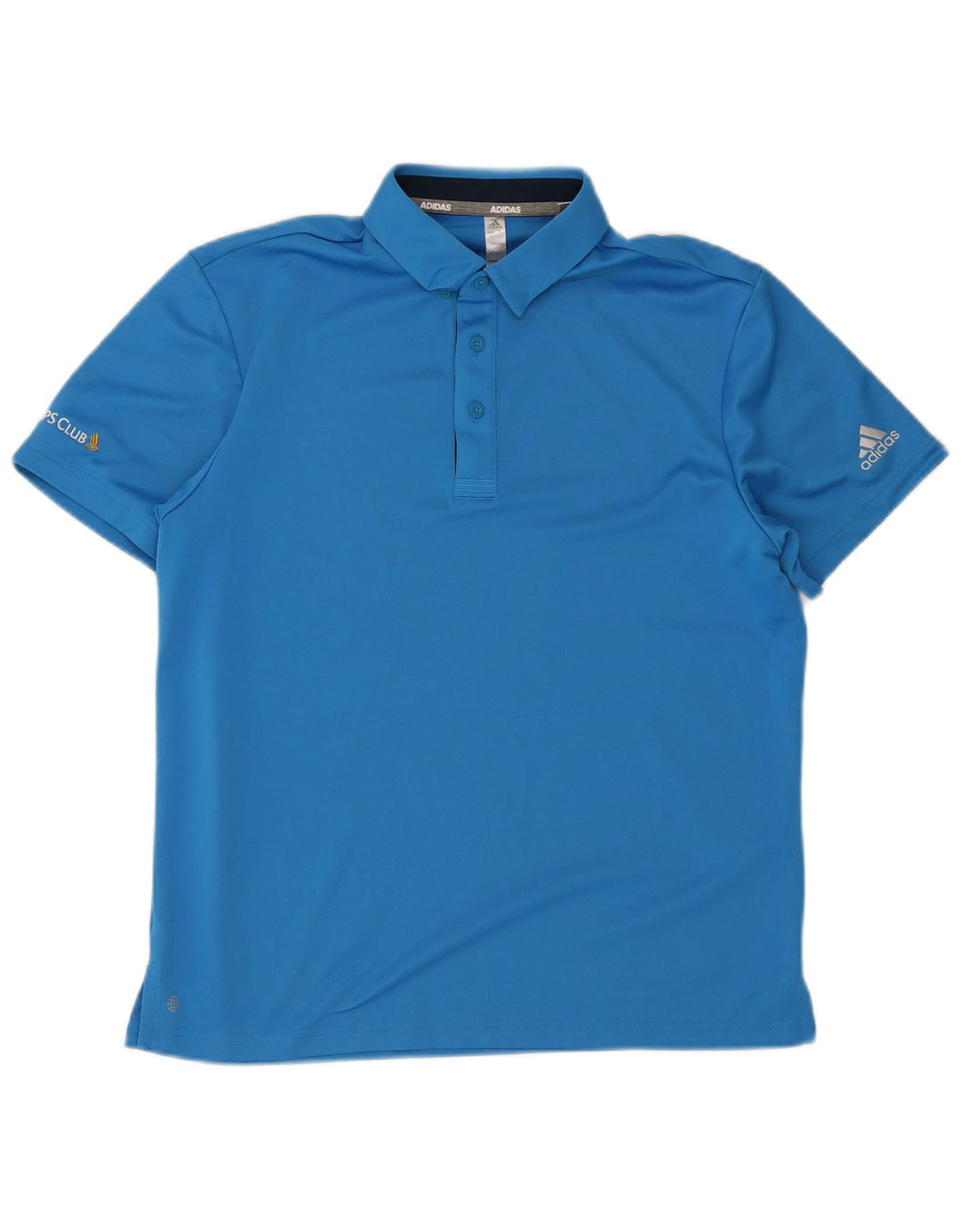 Polo Adidas Hombre Grande Poliéster Azul