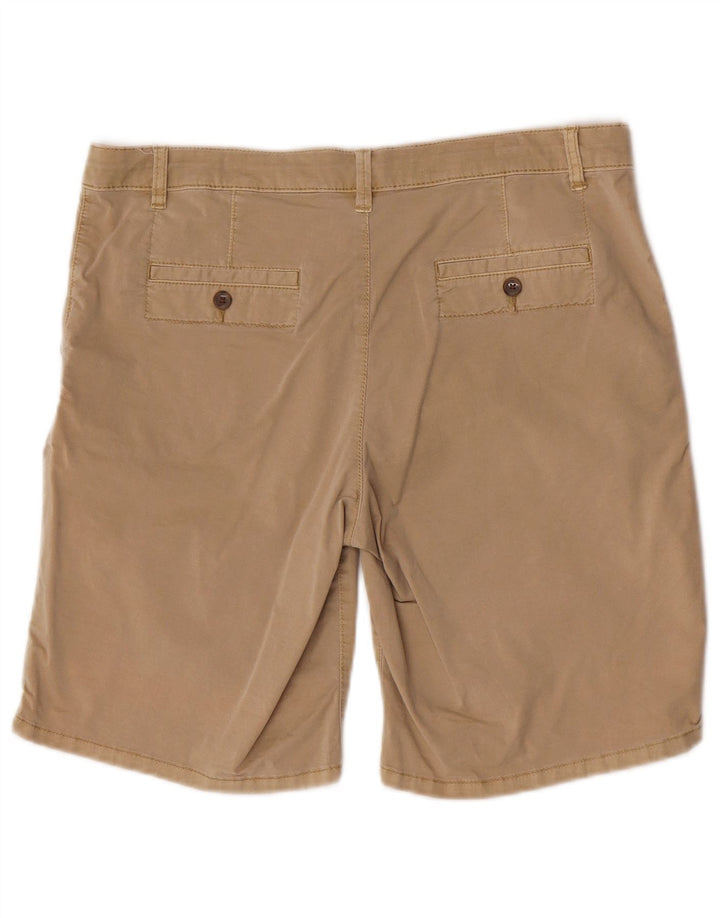 Esprit Pantalones cortos chinos para mujer UK 14 Large W32 Caqui