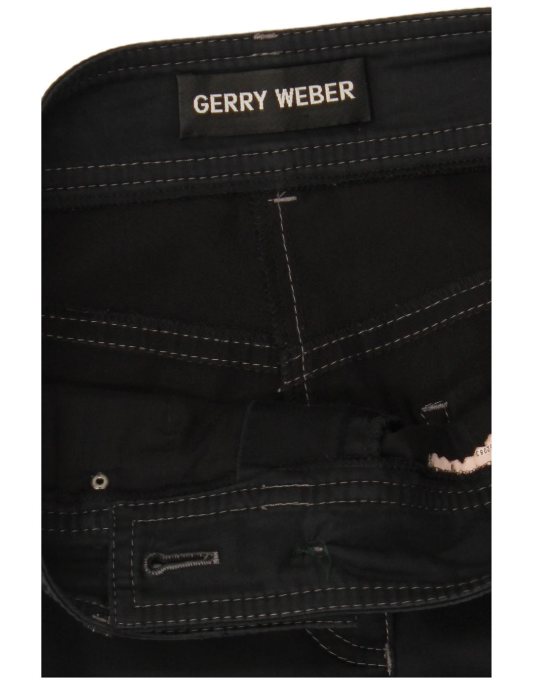 GERRY WEBER Pantalones cortos rectos para mujer W30 L23 Negro