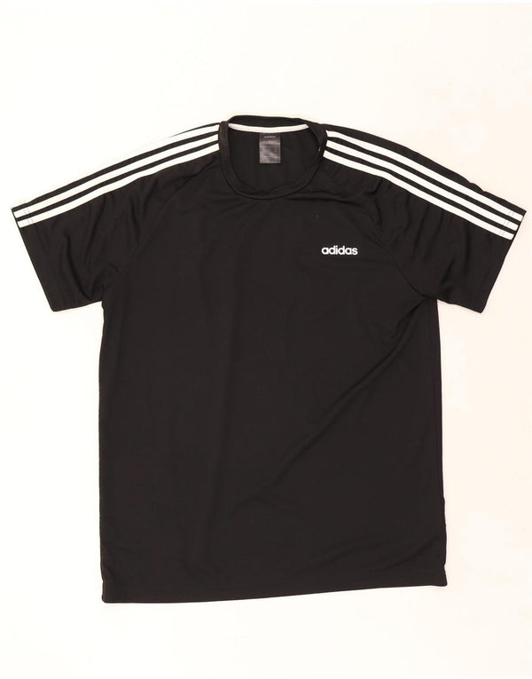 Adidas Hombre Climalite Camiseta Top XL Negro Poliéster