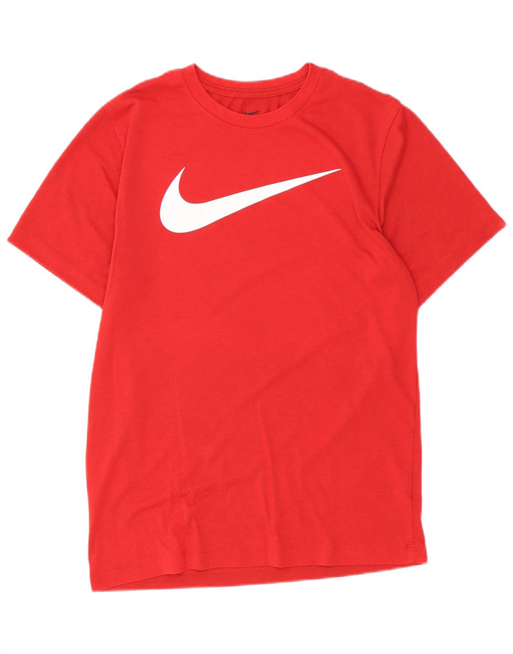 NIKE Camiseta Dri Fit Graphic para Hombre Top pequeño poliéster Rojo