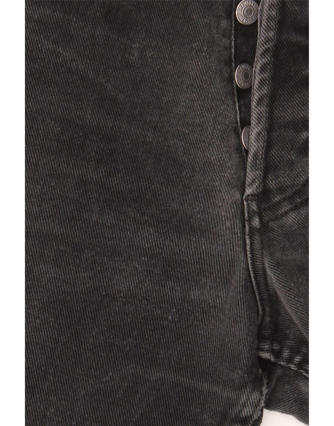 Vaqueros rectos Levi's para hombre W33 L34 Algodón negro