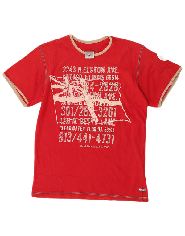 MURPHY & NYE Camiseta gráfica para niños 15-16 años 3XL Algodón rojo