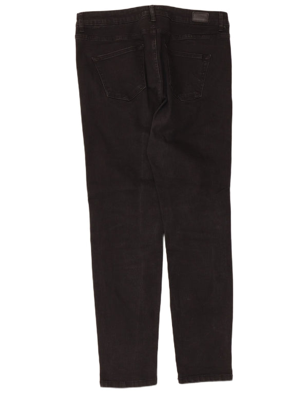 Hobbs Vaqueros ajustados para mujer UK 16 Large W36 L30 Algodón negro