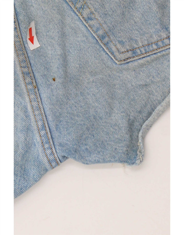 Levi's Mujer 501 Shorts De Mezclilla Desgastados W26 Algodón Azul Pequeño