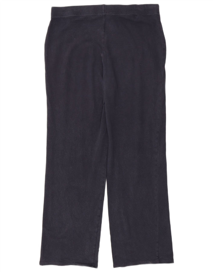 MARKS & SPENCER Pantalones de chándal para mujer UK 44 Grande Azul marino Algodón