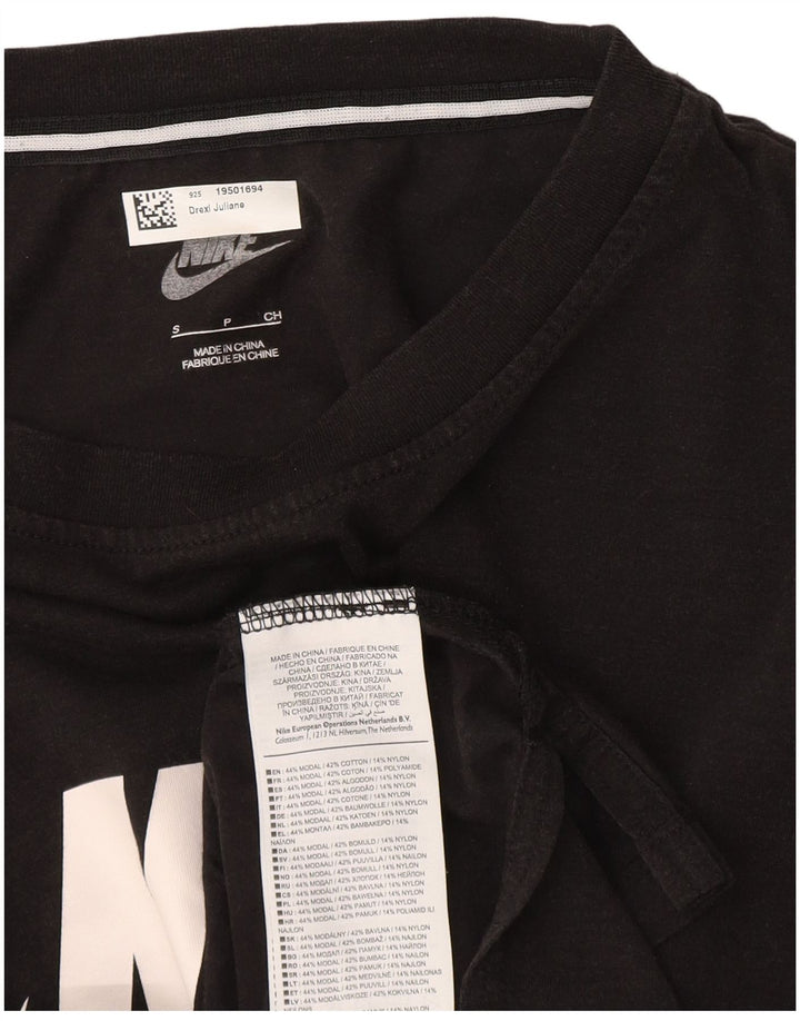Nike - Camiseta gráfica para hombre, talla pequeña, color negro modal