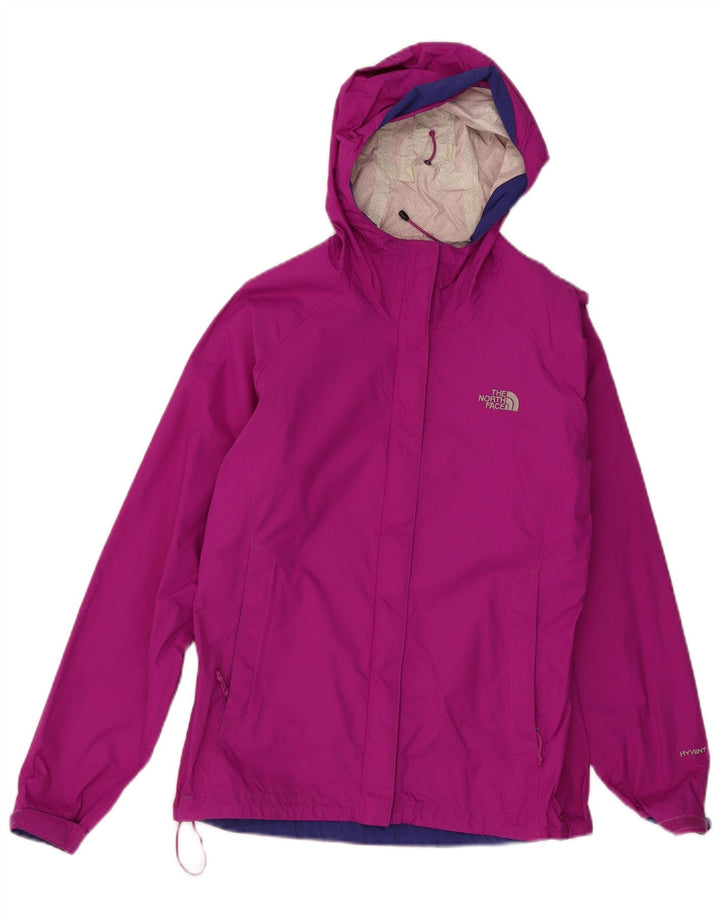 The North Face Chaqueta impermeable con capucha para mujer UK 10 Small Granate Nylon
