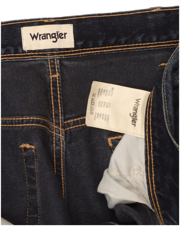 WRANGLER Vaqueros rectos para hombre W38 L30 Algodón azul marino
