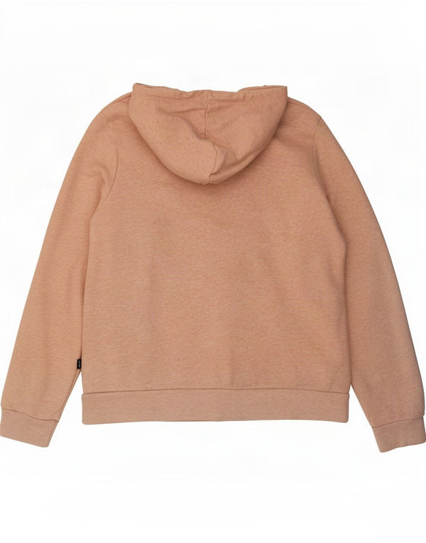 Puma Sudadera con capucha gráfica para mujer UK 18 XL Algodón rosa