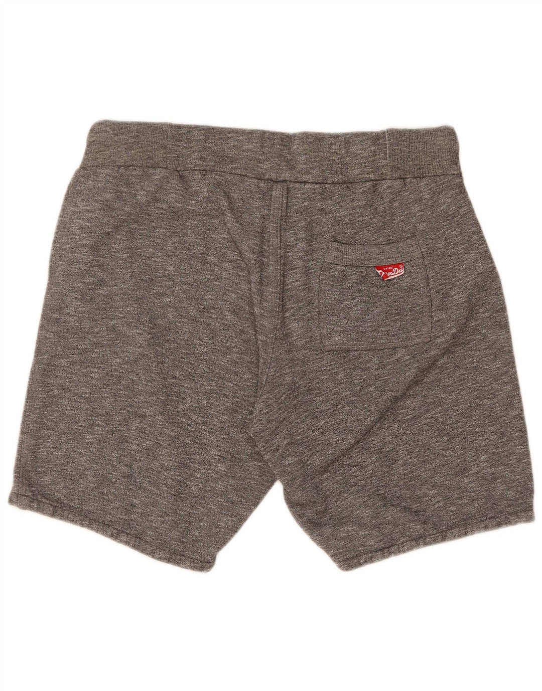 Superdry Shorts deportivos con estampado gráfico de algodón gris medio para hombre