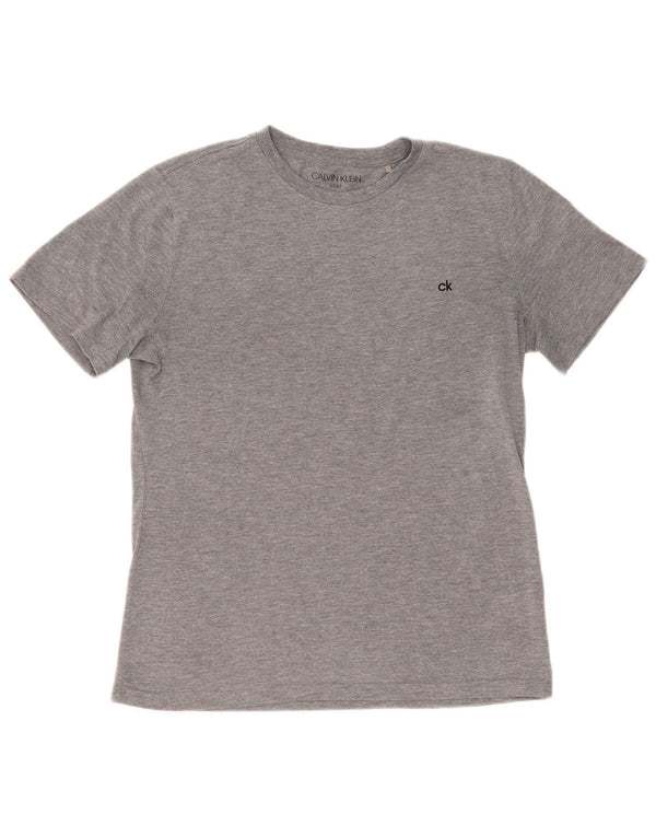 CALVIN KLEIN Camiseta para hombre Top Small Gris Poliéster