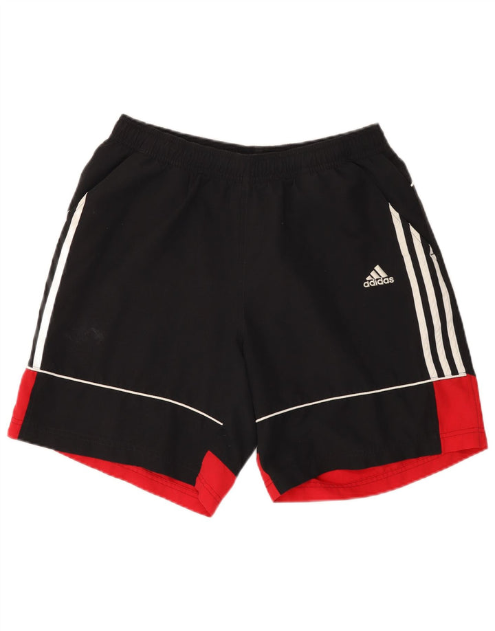 Adidas - Pantalones cortos deportivos para hombre, color negro medio, poliéster