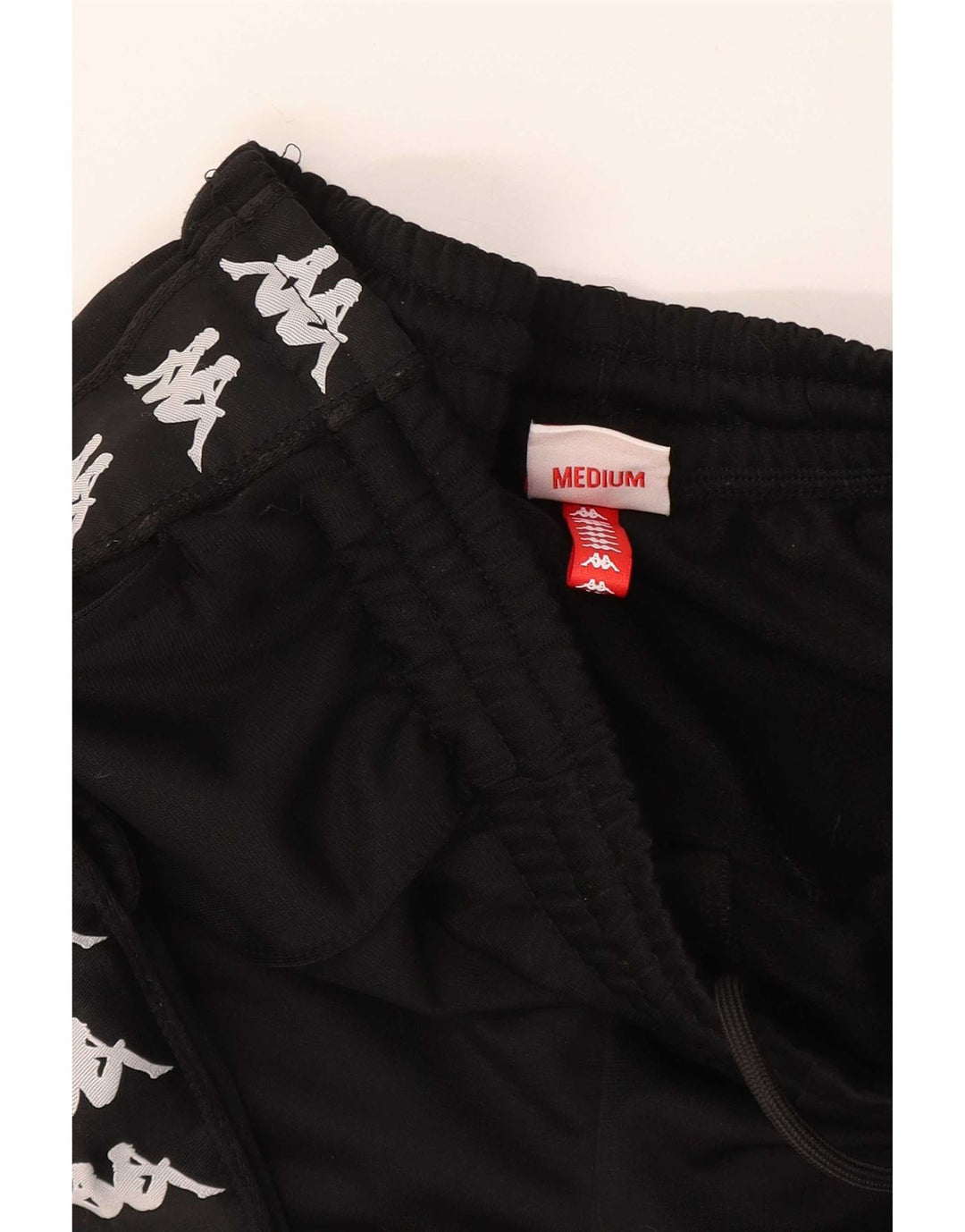 Kappa Pantalones De Chándal Gráficos para Mujer Joggers UK 44 Medium Black
