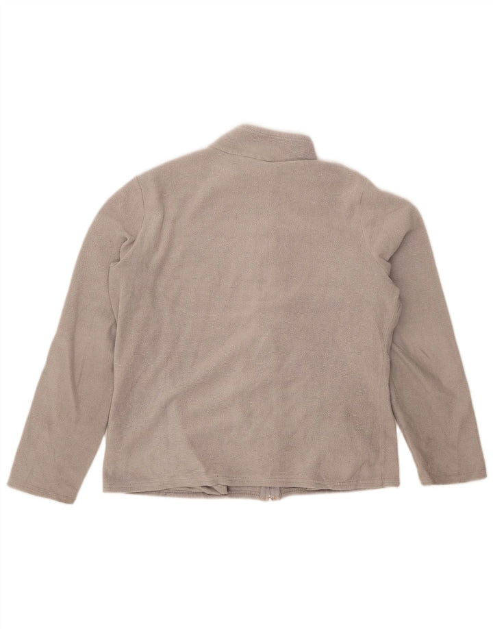 Marks & Spencer Chaqueta polar para mujer UK 46 Poliéster gris grande