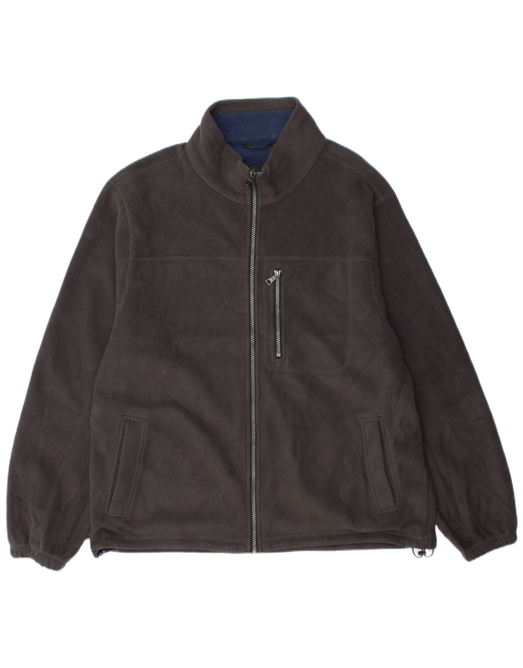 Marks & Spencer Chaqueta polar para hombre UK 42 XL Poliéster azul marino