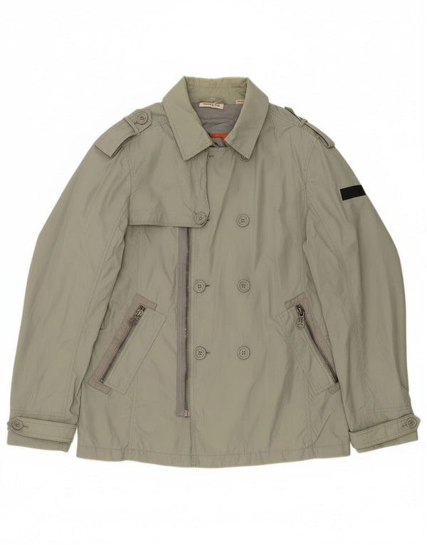 Dkny Chaqueta militar de doble botonadura para hombre UK 42 XL Algodón verde