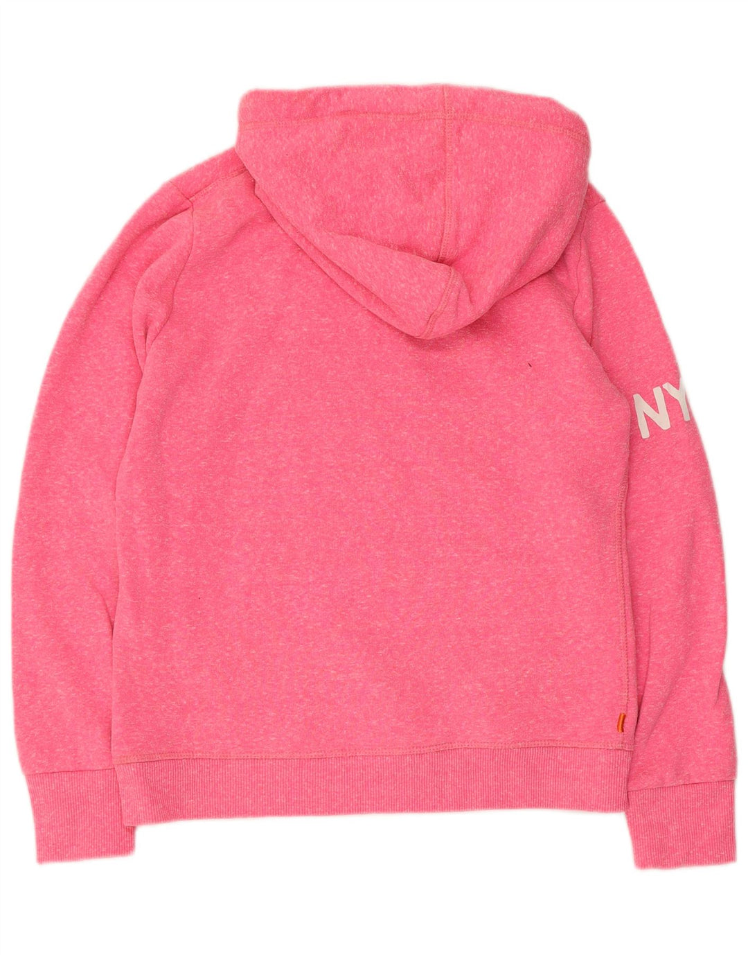 Superdry Jersey con capucha gráfica para mujer Reino Unido 44 Poliéster rosa medio