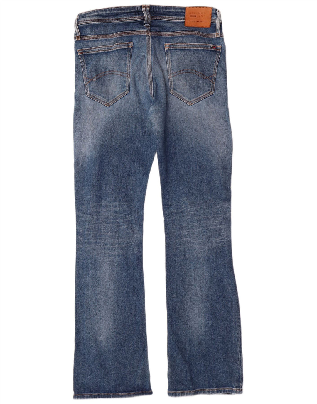 TOMMY HILFIGER Vaqueros Bootcut para hombre W32 L32 Algodón azul