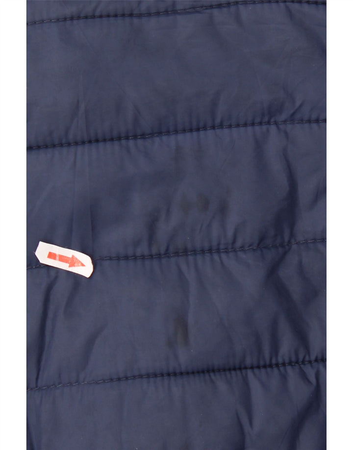 Superdry Chaqueta acolchada para hombre UK 40 Large Nylon azul marino