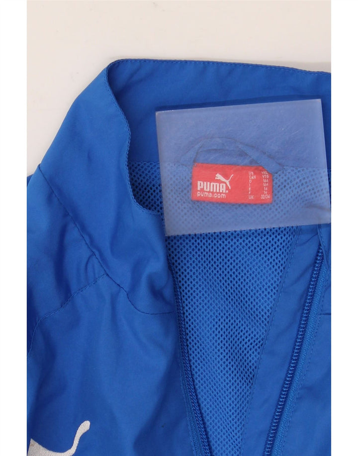 Puma Chaqueta de chándal para niño 13-14 años Color Block Azul