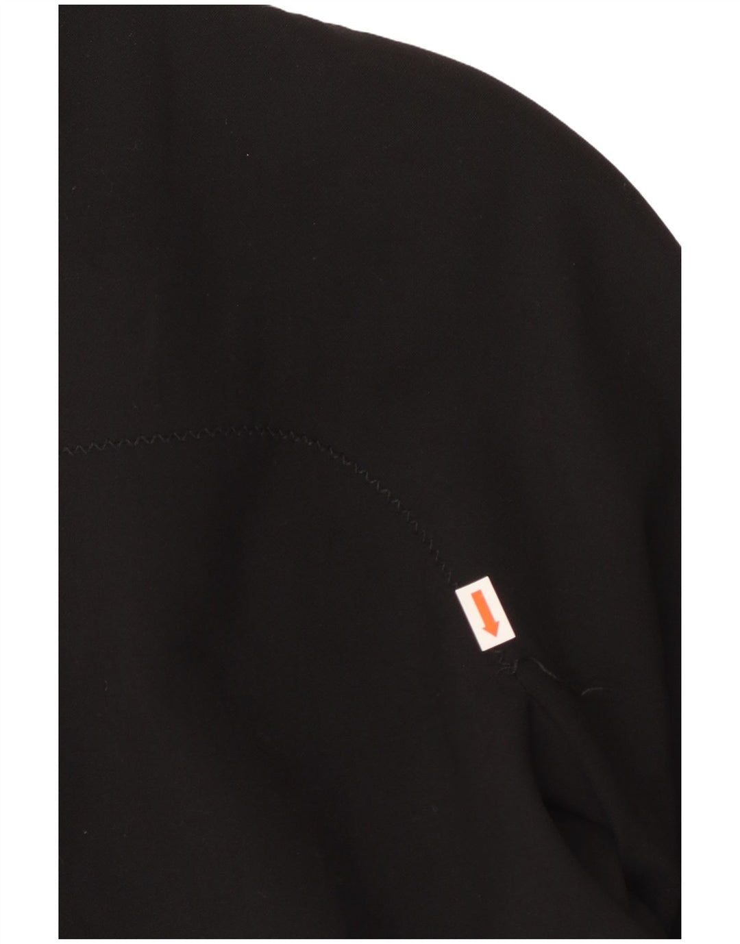 VINTAGE Chaqueta Blazer para Mujer Reino Unido 10 Pequeño Poliéster Negro