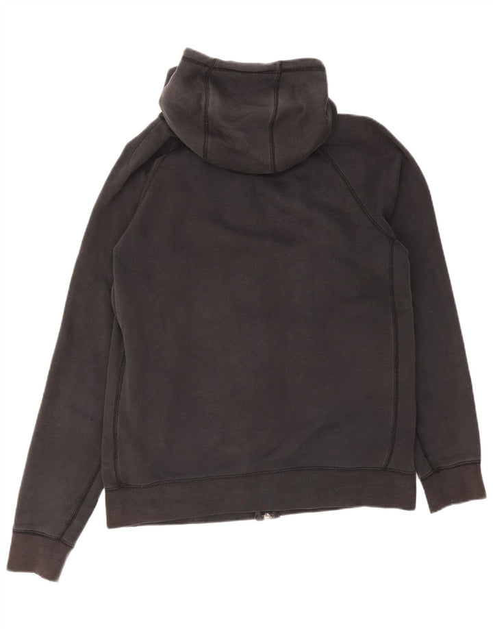 Jordan - Sudadera con capucha y cremallera para hombre, tamaño mediano, algodón negro