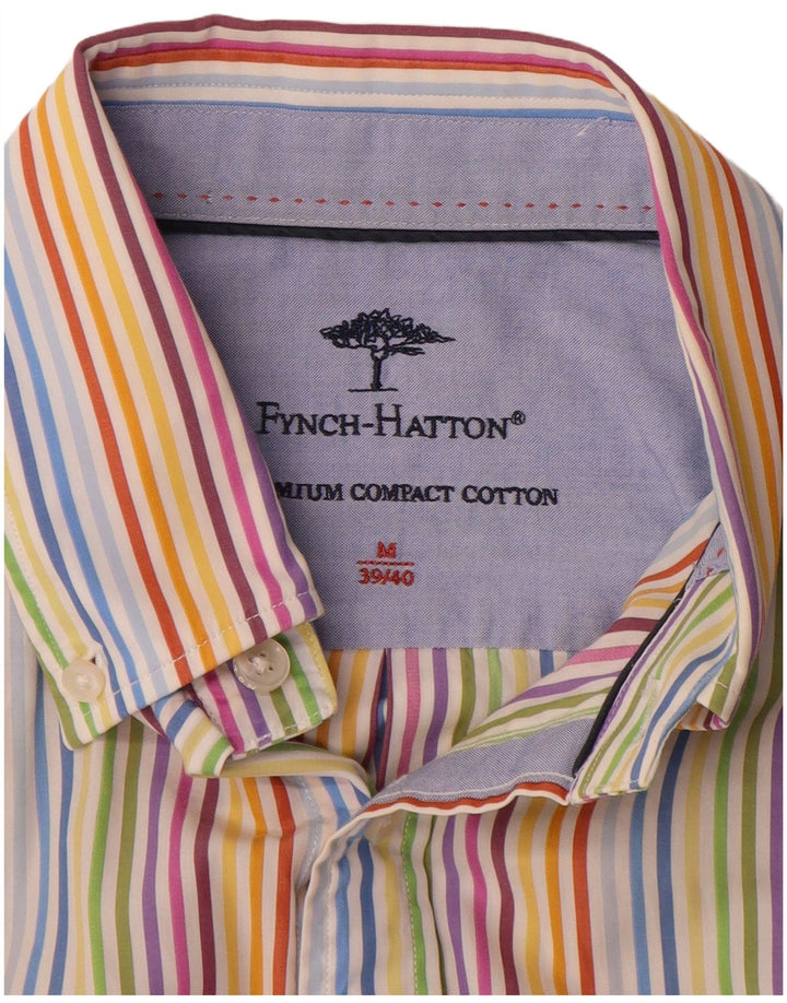 Camisa Fynch Hatton para hombre talla 39/40 mediana rayas multicolor