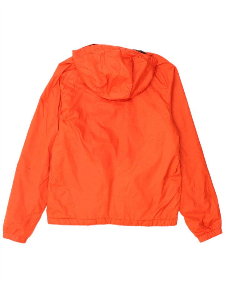 ADIDAS Mens Tracksuit Top Jacket Small Orange Polyester