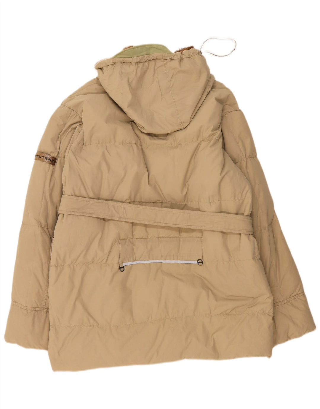 PEUTEREY Chaqueta acolchada con capucha para hombre UK 42 XL Beige