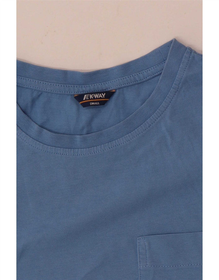 K-Way Camiseta Mujer Top UK 10 Small Azul