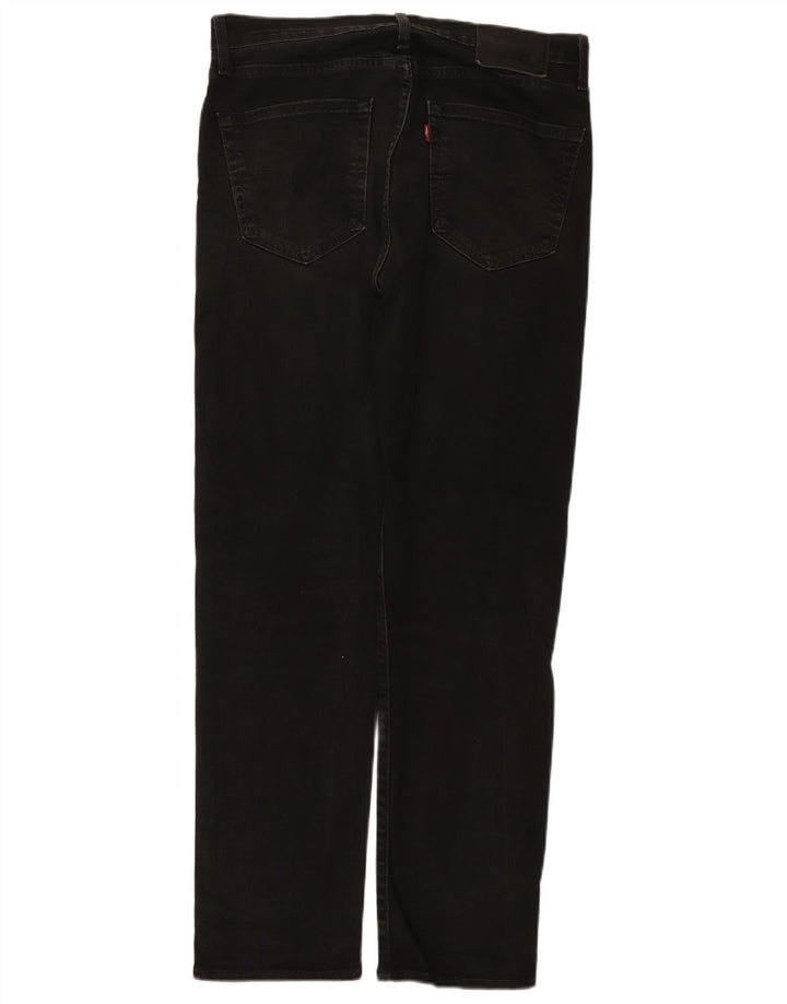 Levi's Vaqueros cónicos 502 para hombre W32 L32 Algodón negro