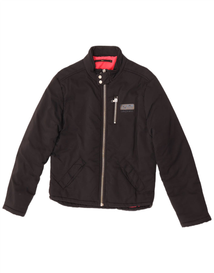 Lee Chaqueta Bomber para Hombre UK 38 Mediana Negra